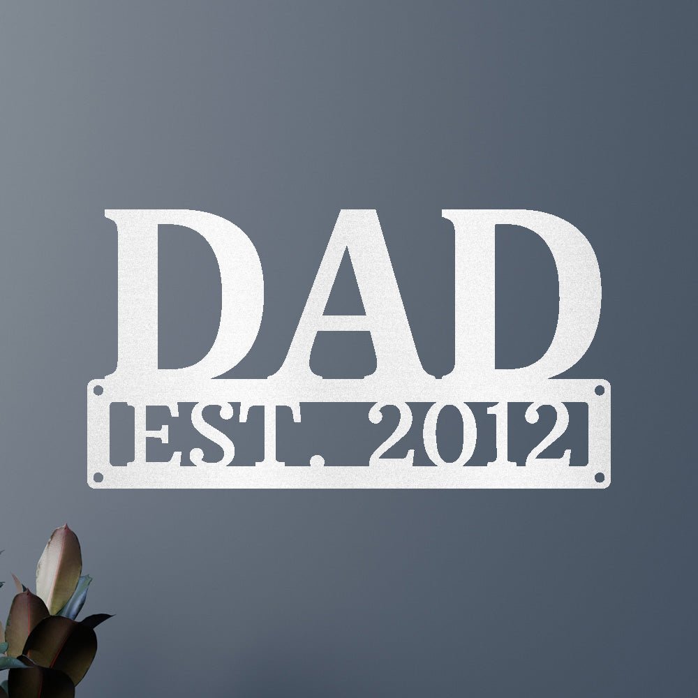 Dad Personalized Gifts - Custom Metal Sign