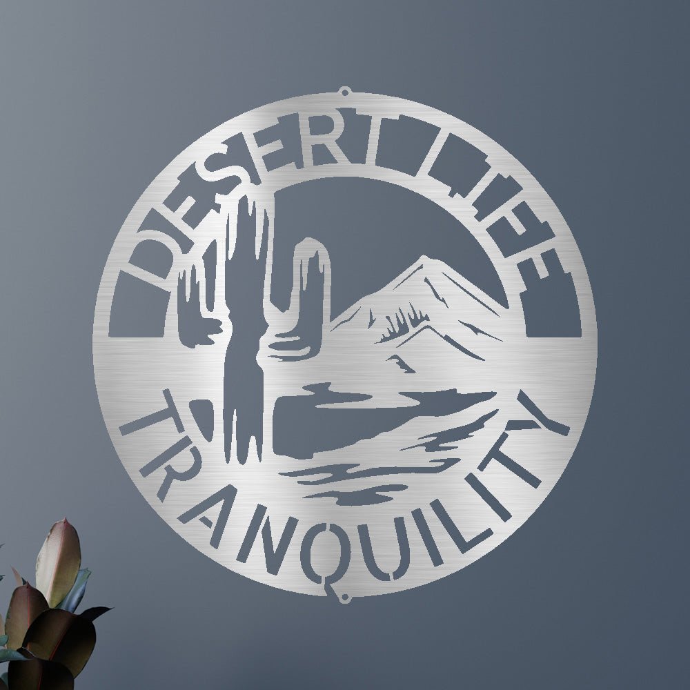 Desert Life Personalized Gifts - Custom Metal Sign