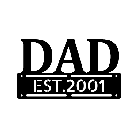 Father's Day Personalized Gifts - Custom Metal Sign