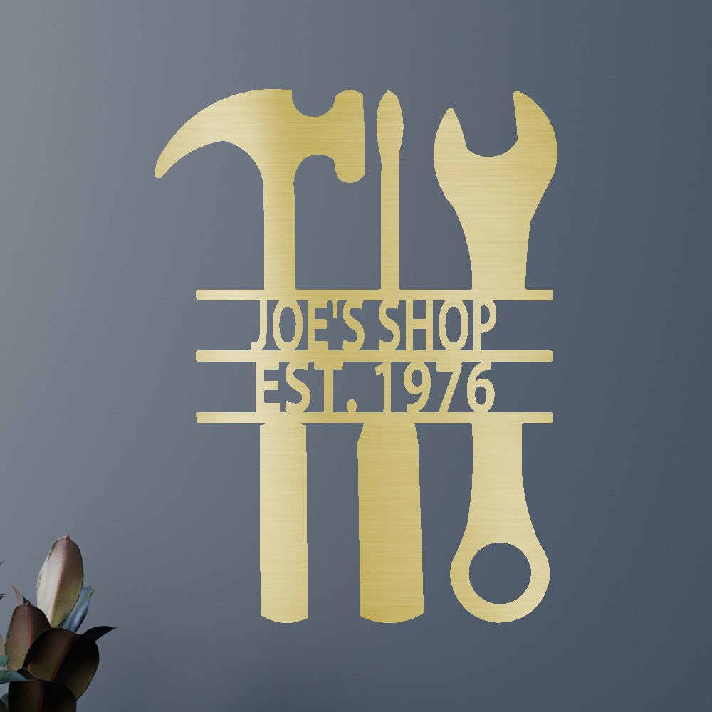 Garage Sign - Custom Metal Sign, Mechanic Gift, Christmas Gift