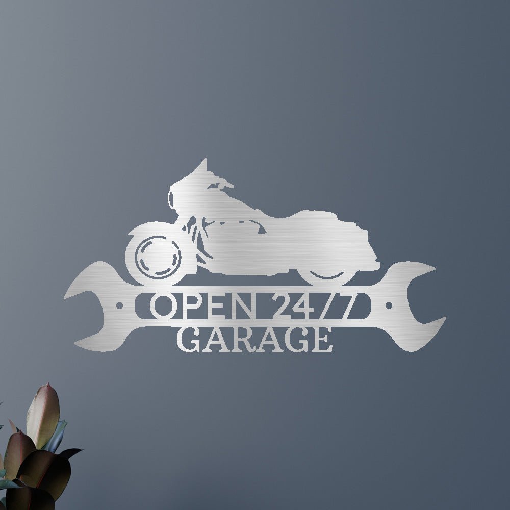 Garage Sign - Custom Metal Sign, Christmas Gift