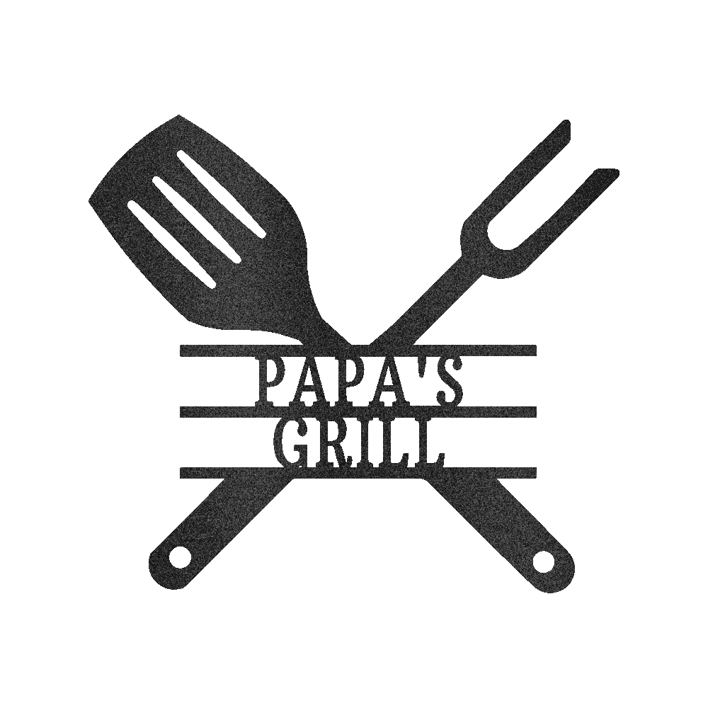 Grilling Utensils Personalized Gifts - Custom Metal Sign