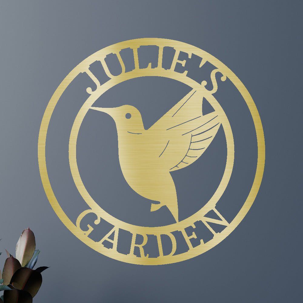 Humming Bird Personalized Gifts - Custom Metal Sign