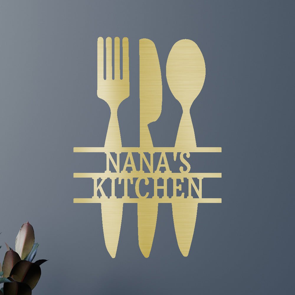 Kitchen Utensil Personalized Gifts - Custom Metal Sign