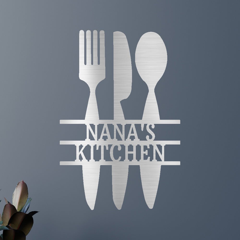 Kitchen Utensil Personalized Gifts - Custom Metal Sign