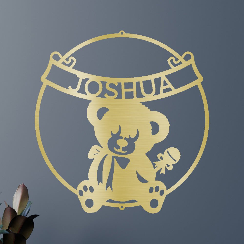 Newborn Baby Gift - Custom Metal Sign, Christmas Gift