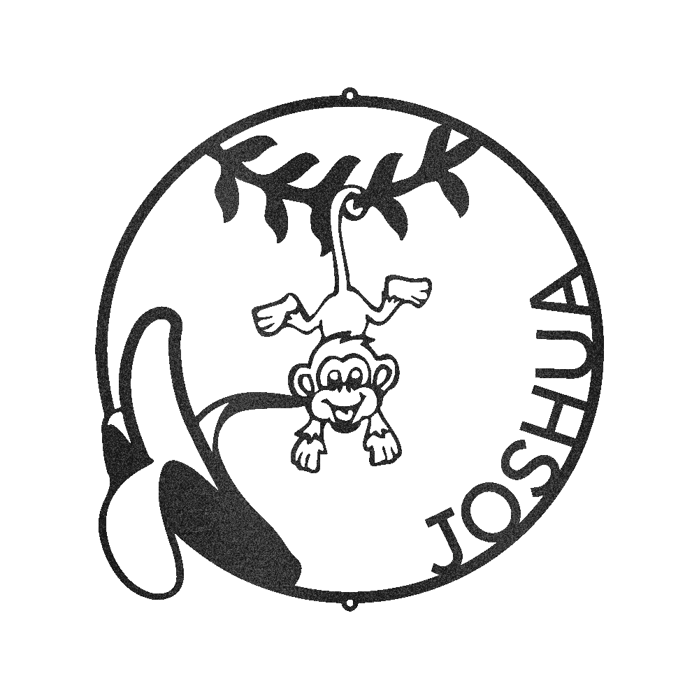 Our Little Monkey Personalized Gifts - Custom Metal Sign