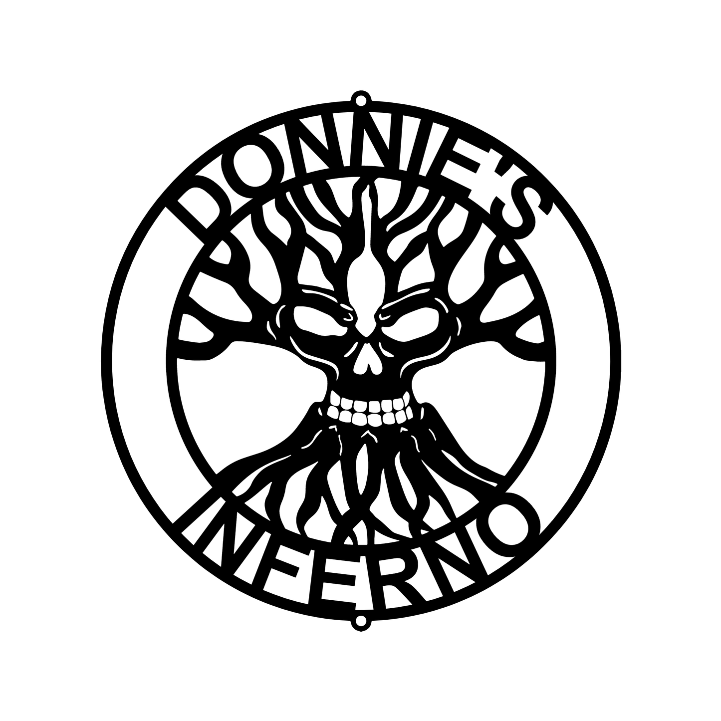 Skull Family Tree Personalized Gifts - Custom Metal Sign