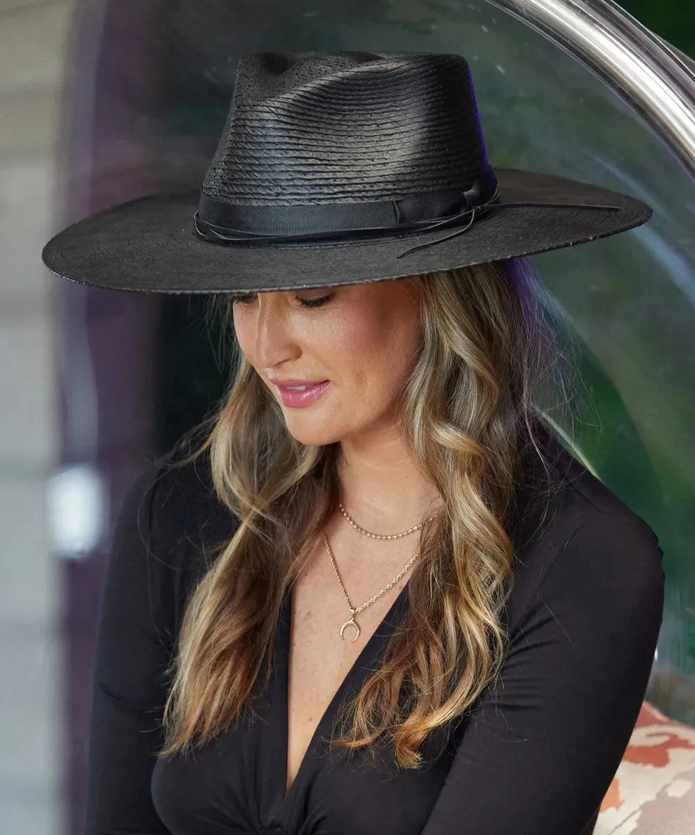 Peter Grimm Carin - Wide Brim Mexican Palm Straw Hat