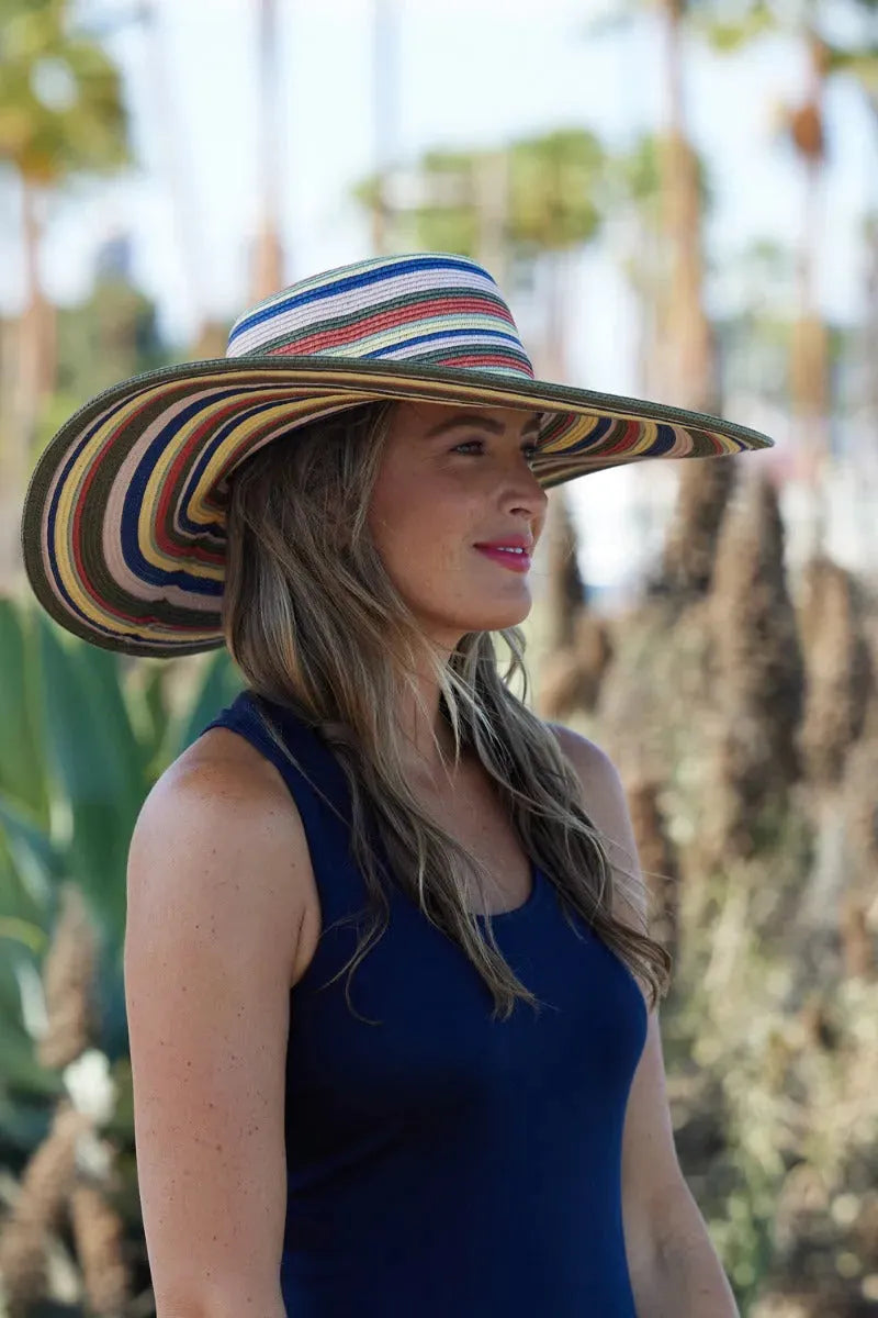 Peter Grimm Drew - Womens Wide Brim Straw Sun Hat