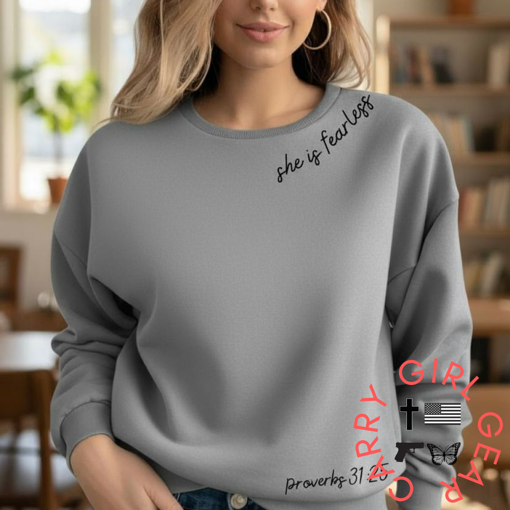 Proverbs 31:25 CREWNECK