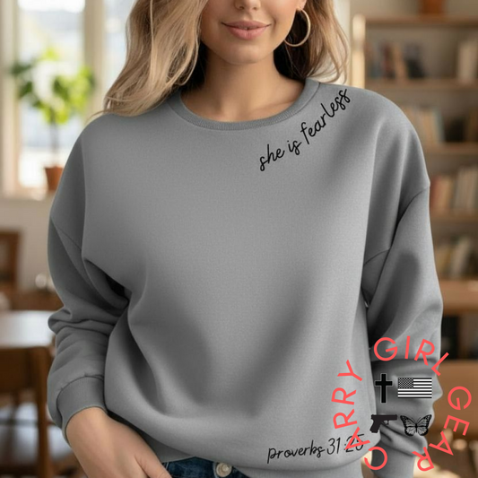 Proverbs 31:25 CREWNECK