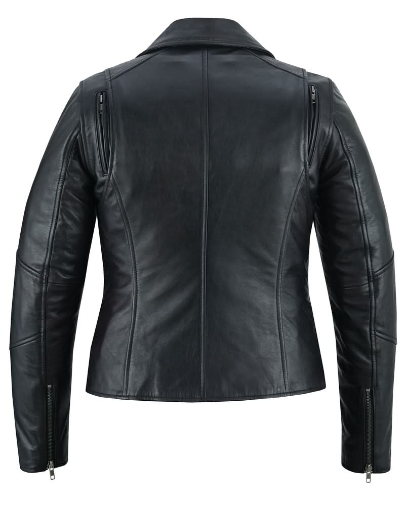 Black Pearl Women's Fashion Leather Jacket