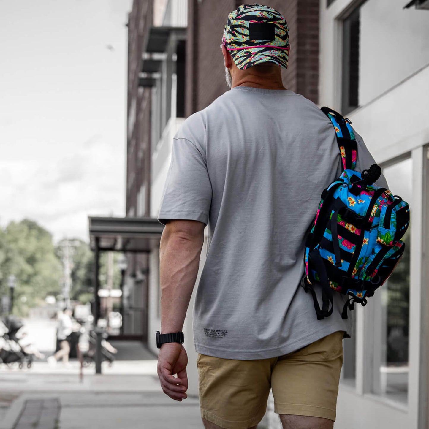 American Flag Patch Weekender Performance Snapback Hat