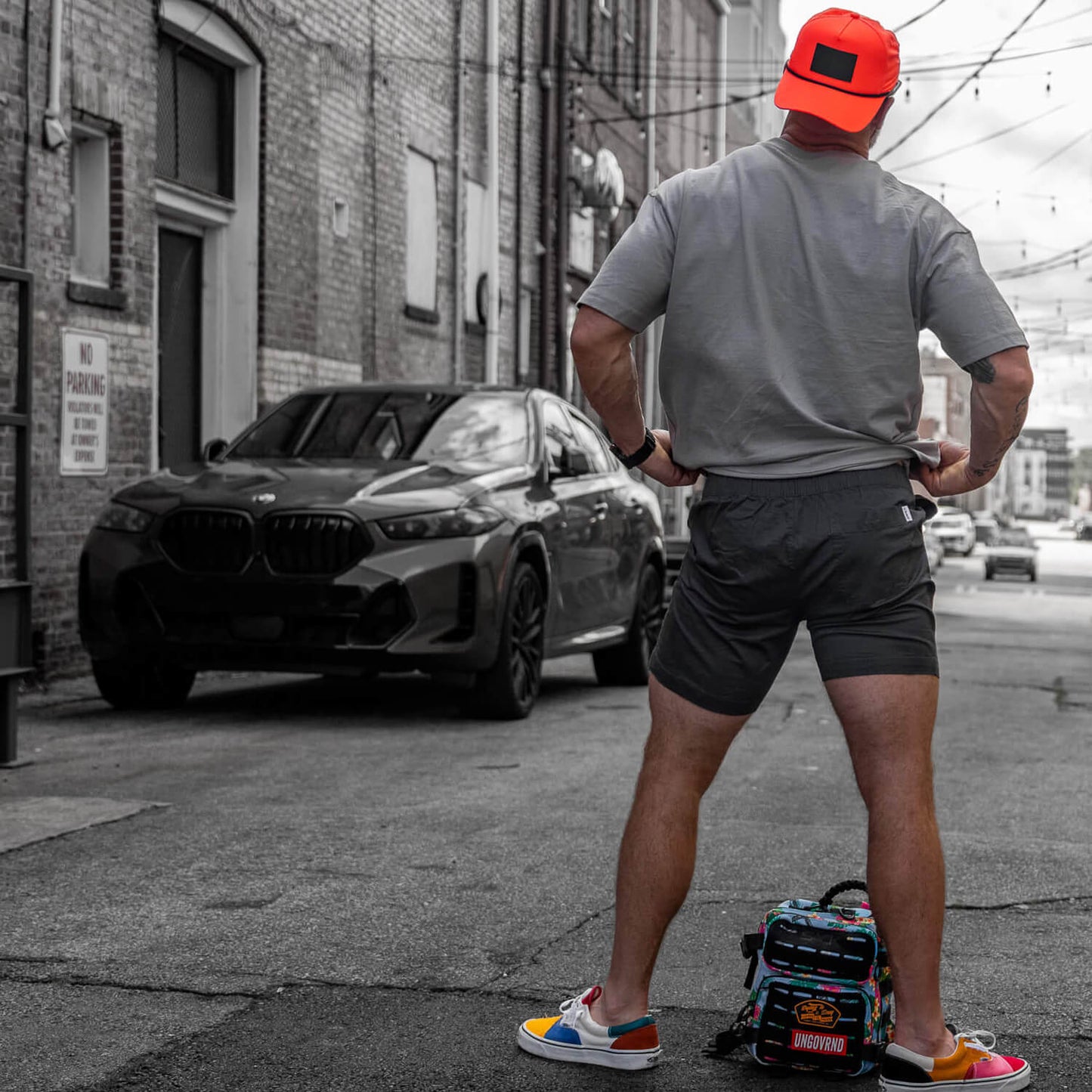 American Flag Patch Weekender Performance Snapback Hat