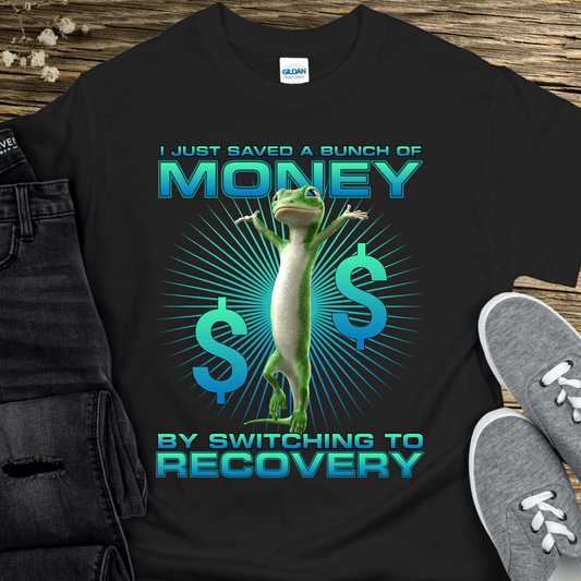 Recovery T-Shirt | Inspiring Sobriety |  Recovery Gecko