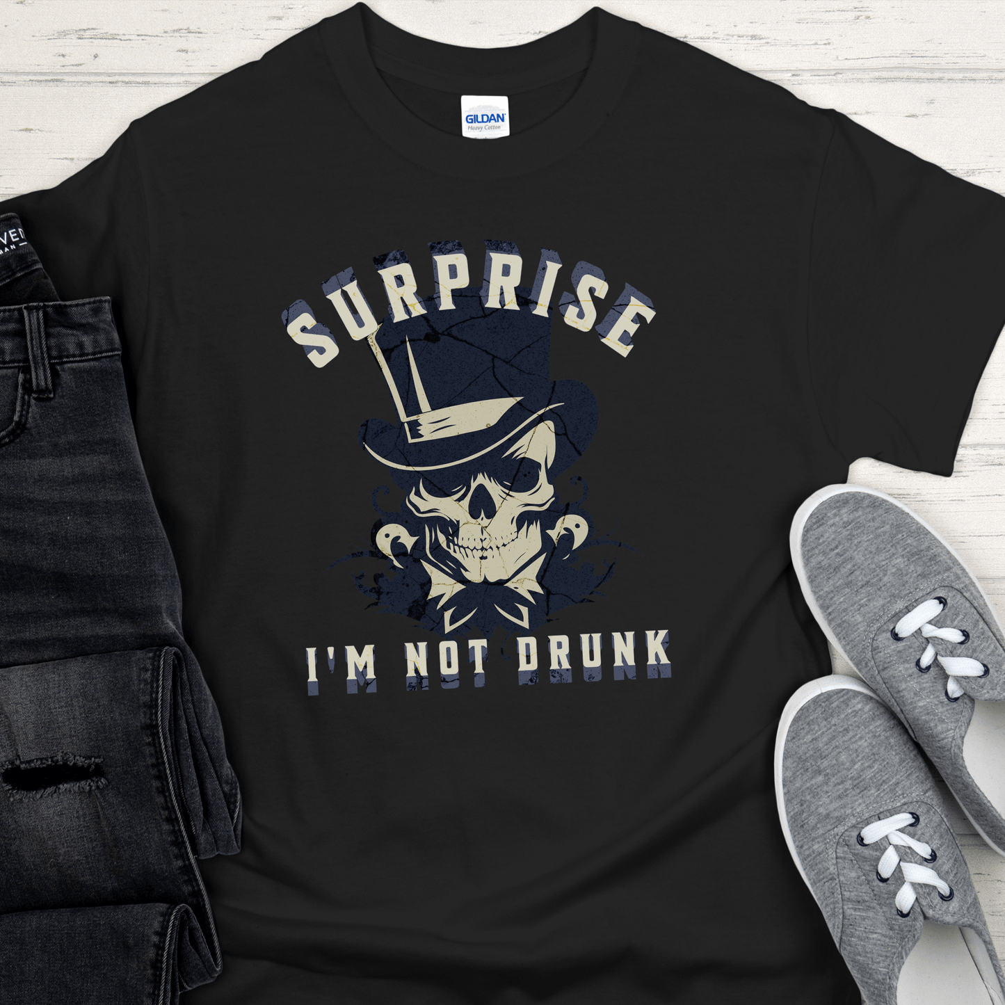 Recovery T-Shirt | Inspiring Sobriety |  Surprise I'm Not Drunk
