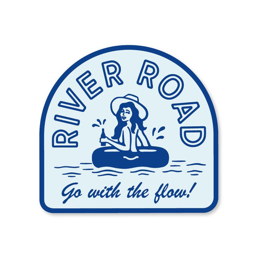 Go With The Flow Sticker