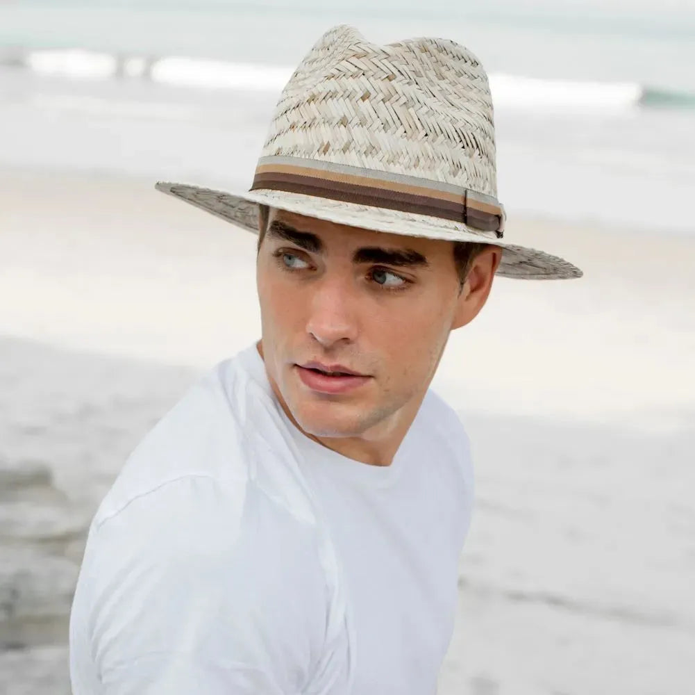 Peter Grimm Samba - Straw Fedora Hat