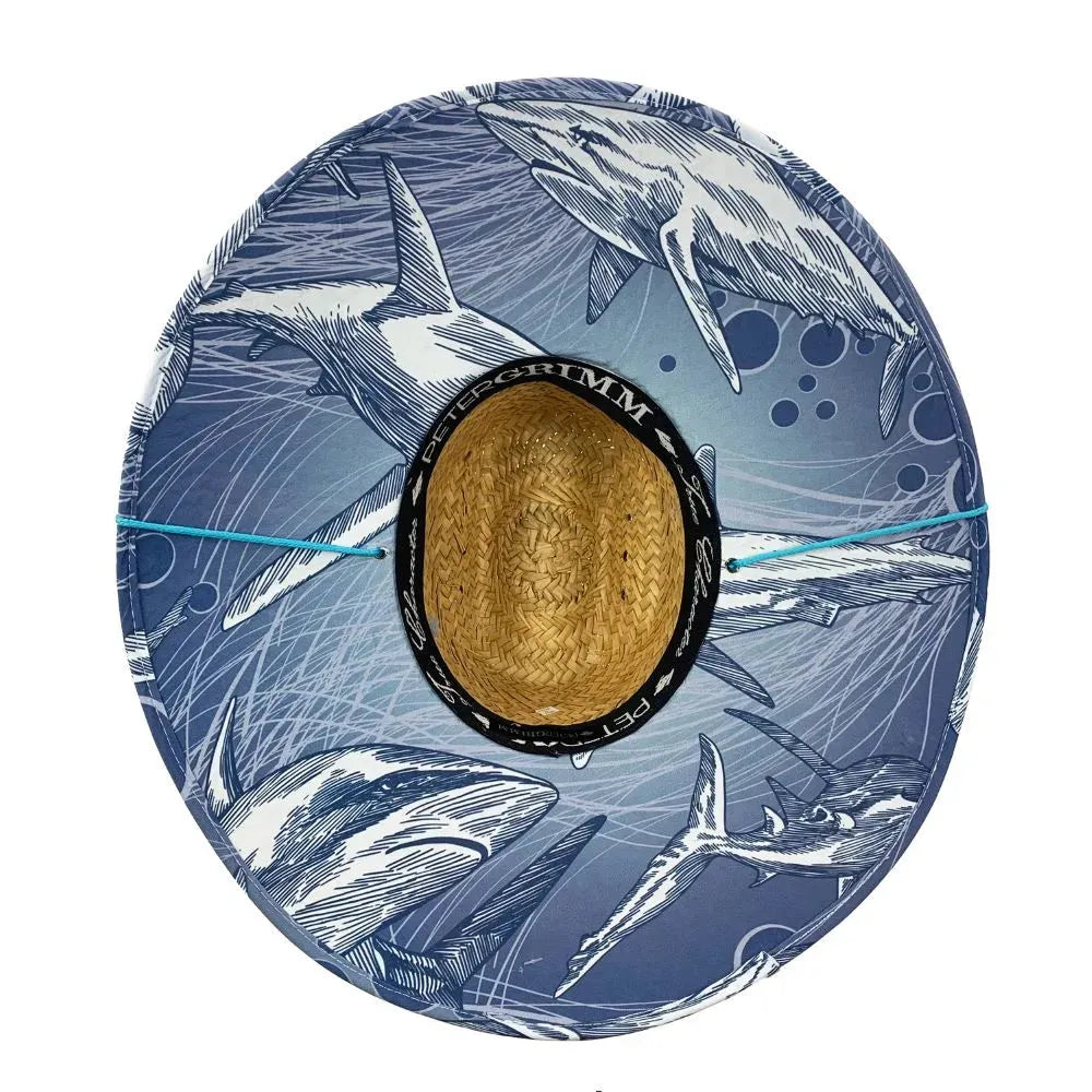 Peter Grimm Shark - Straw Lifeguard Hat