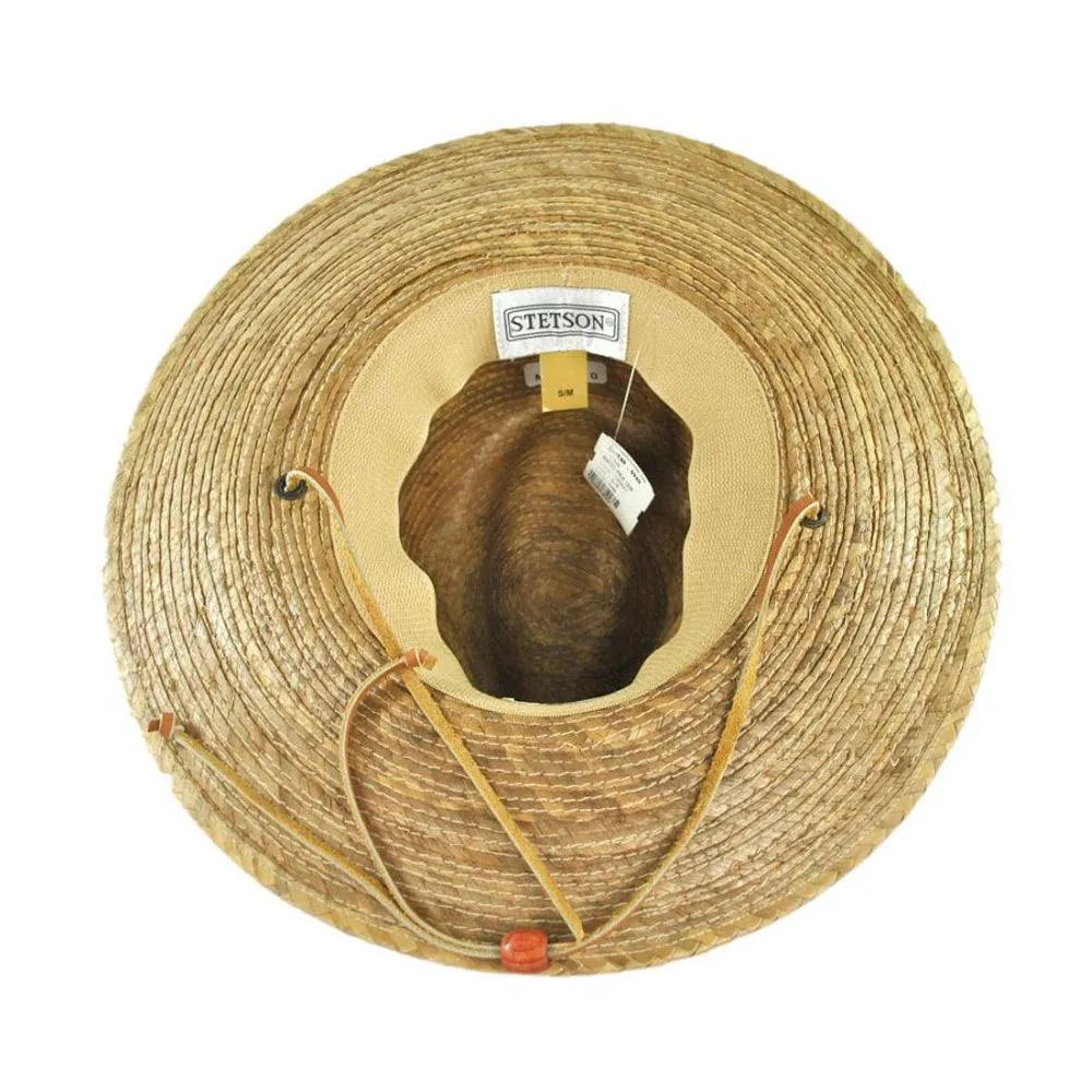 Stetson Rustic - Straw Fedora Sun Hat
