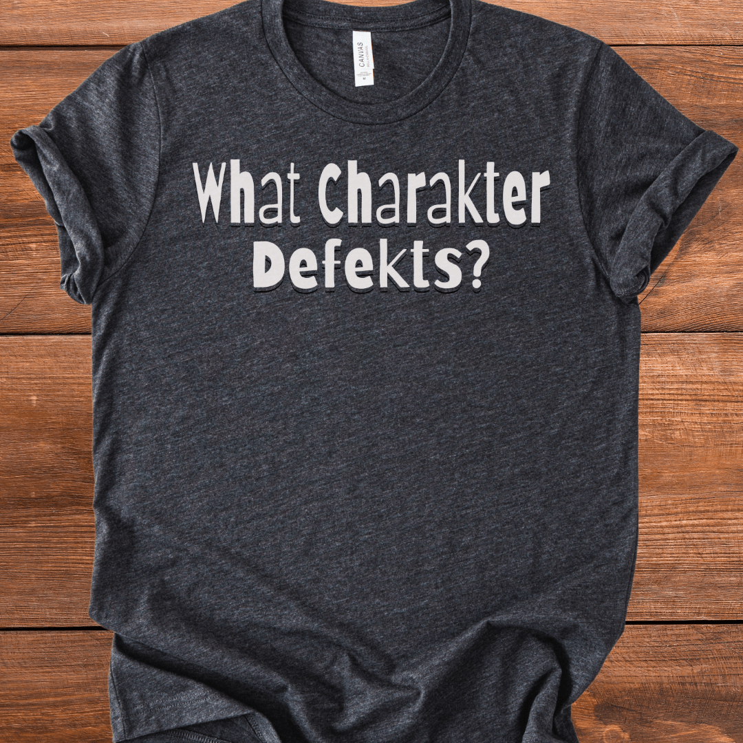 Vintage Blend Recovery T-Shirt | Inspiring Sobriety |  What Charakter Defekts?
