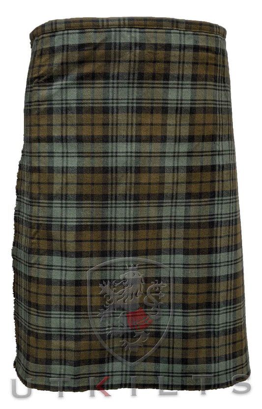 Traditional Kilt - Premium Wool, Black Watch Weathered