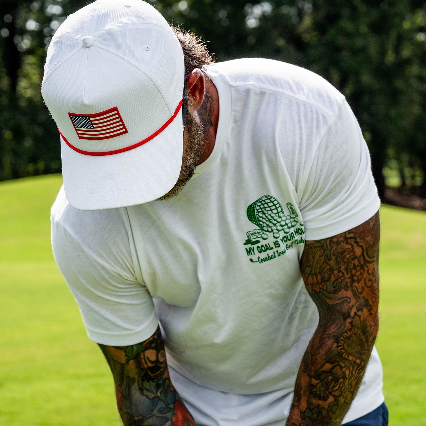 American Flag Patch Weekender Performance Snapback Hat