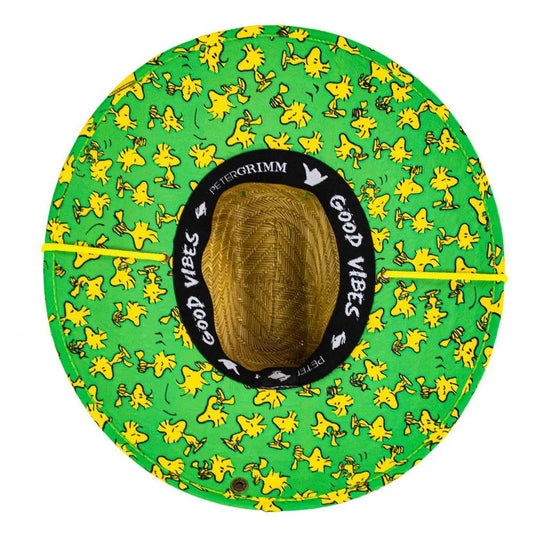 Peter Grimm Peanuts Woodstock LG - Rye Straw Lifeguard Hat