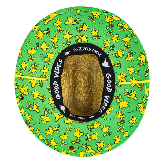Peter Grimm Peanuts Woodstock LG Junior - Childrens Straw Lifeguard Hat
