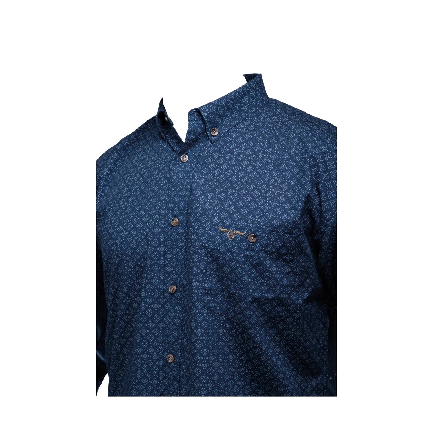 Bullhide Western Shirt ( Blue Diamond ) - Men's Western Shirt