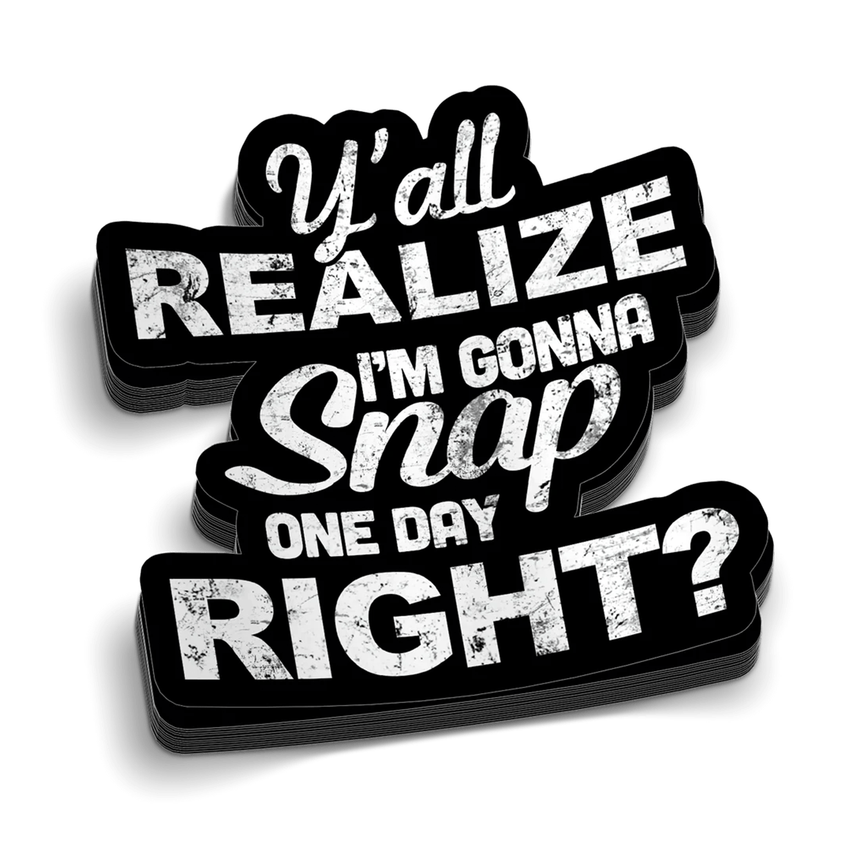 Snap Someday Hard Hat Decal