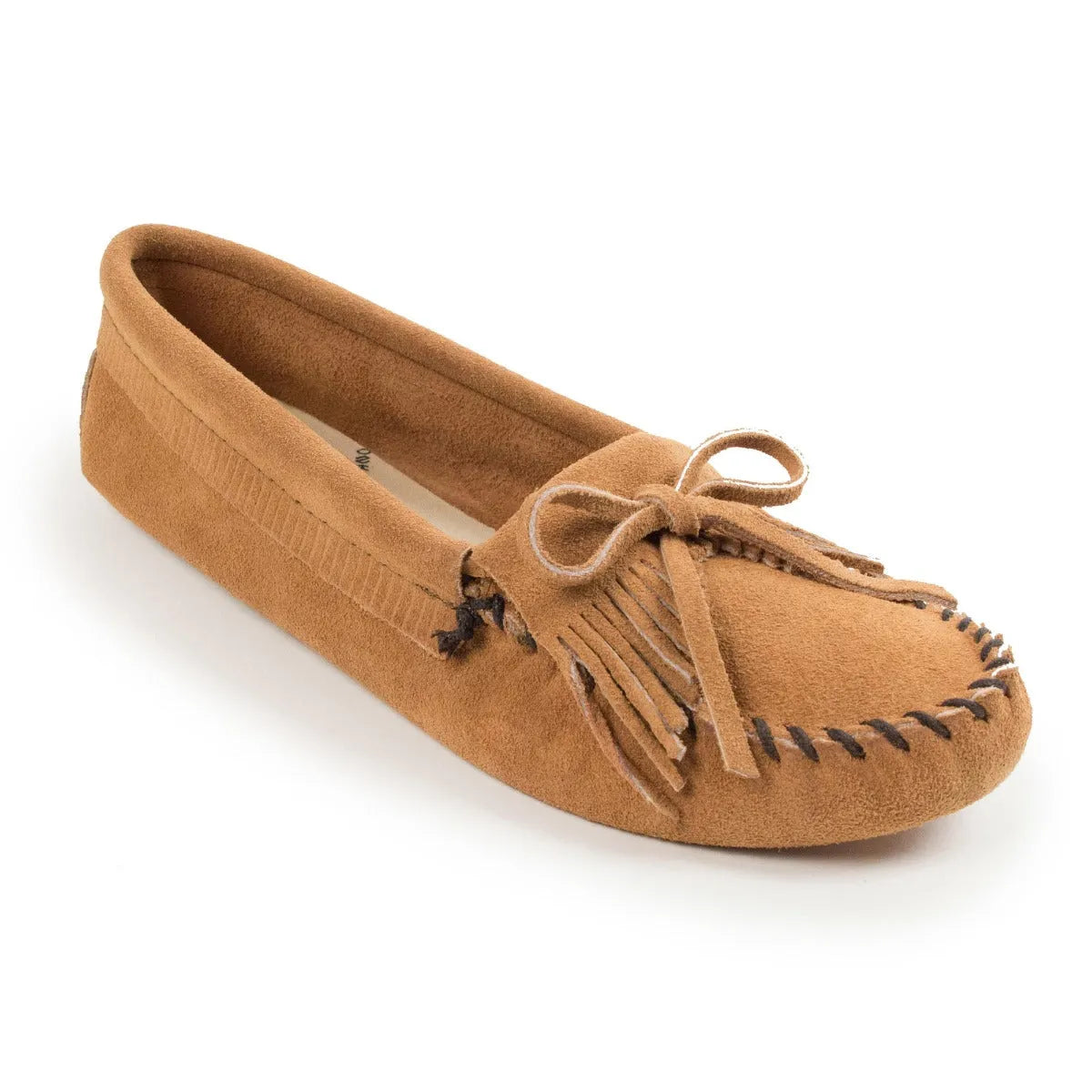 Minnetonka Kilty Softsole Suede Moc - Womens Moccasin (Closeout)