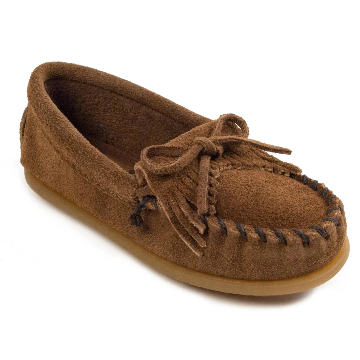 Minnetonka Kilty Hardsole Suede - Children's Moccasin