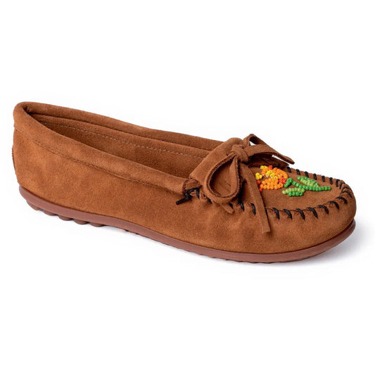 Minnetonka Ziigwan Waabigwan Moc Suede - Womens Moccasin