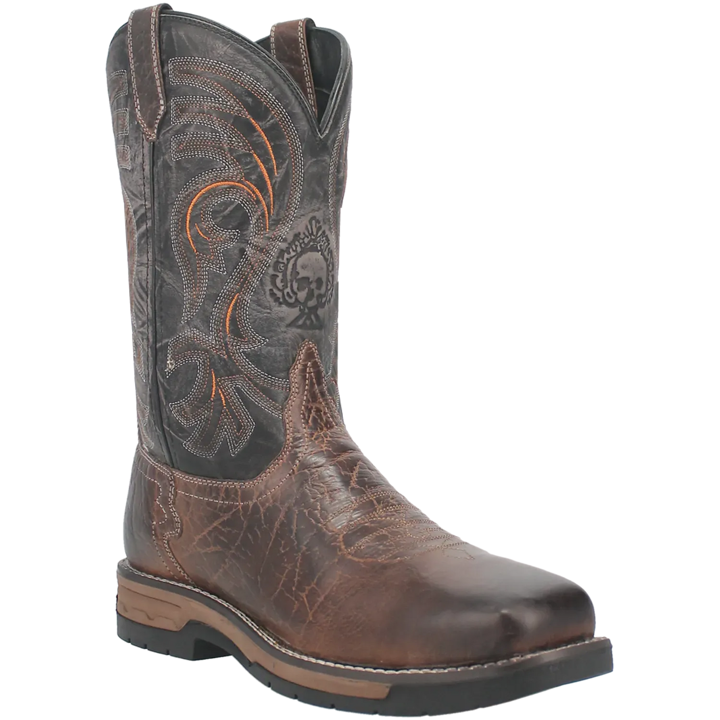 Laredo Hawke (Broad Square) - Men's Leather Cowboy Work Boot