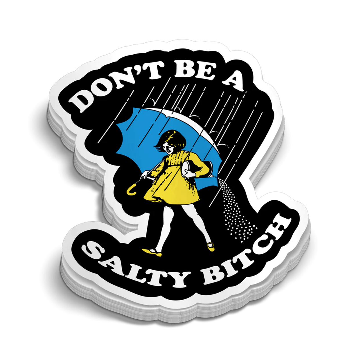 Salty Bitch Hard Hat Decal