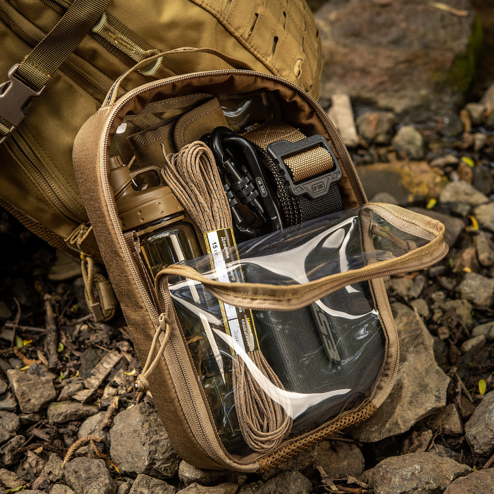 M-Tac Utility Organizer Transparent Elite (Large) (11.8" x 7.5")