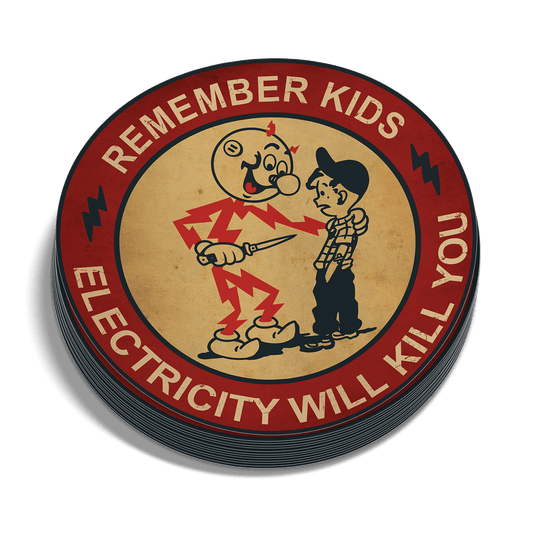 Remember Kids Hard Hat Decal