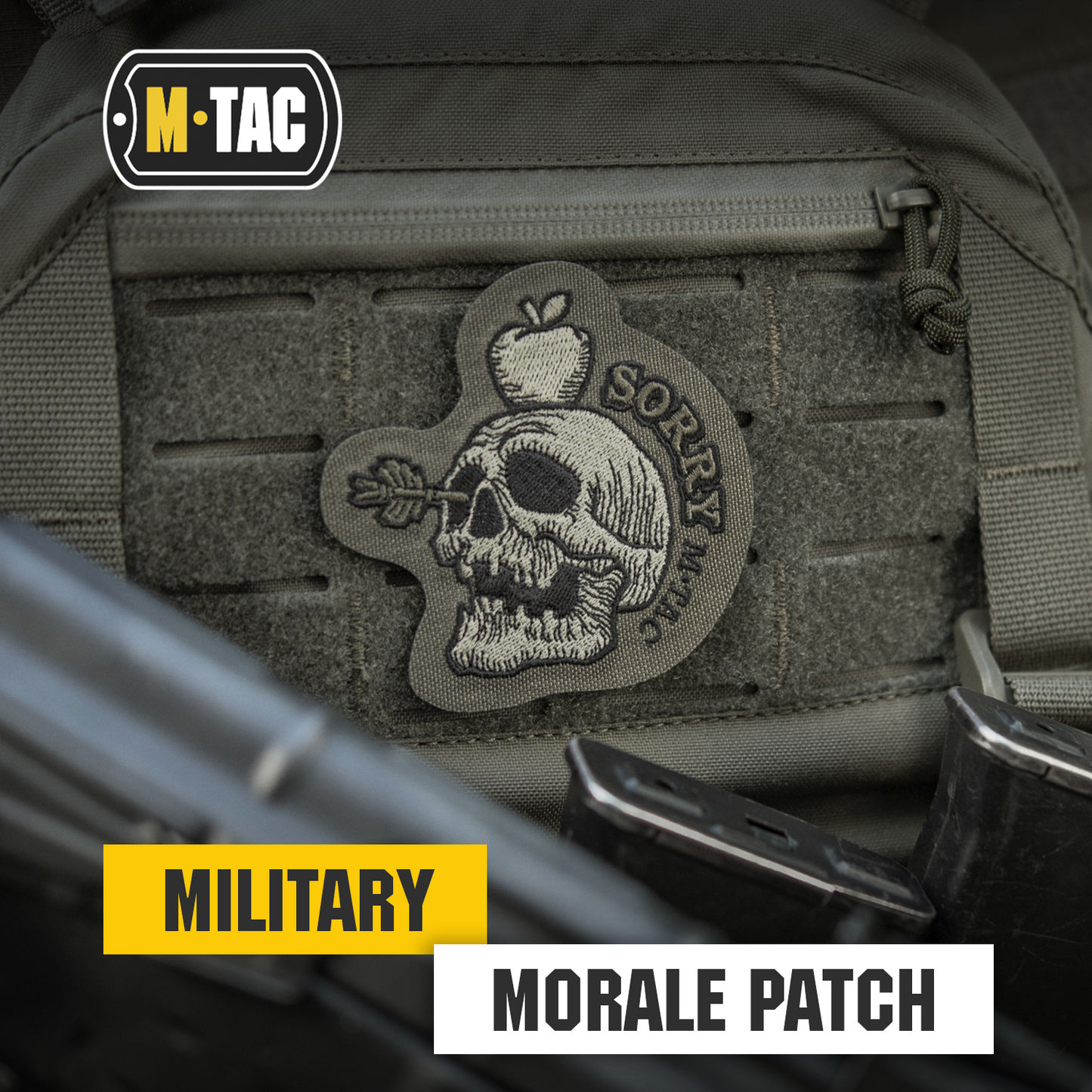 M-Tac “SORRY” Embroidered Morale Patch