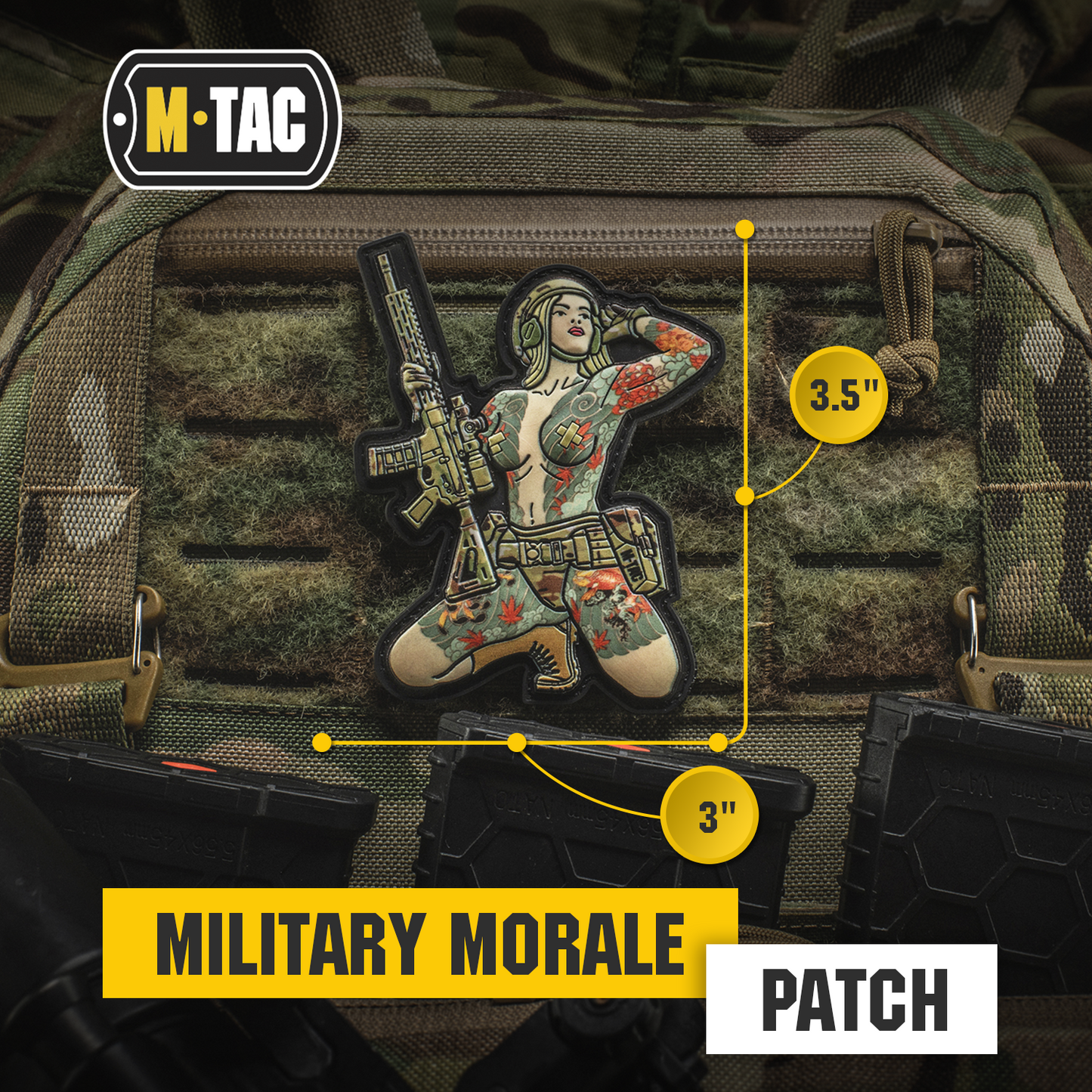 M-Tac Morale Patch Tactical Girl