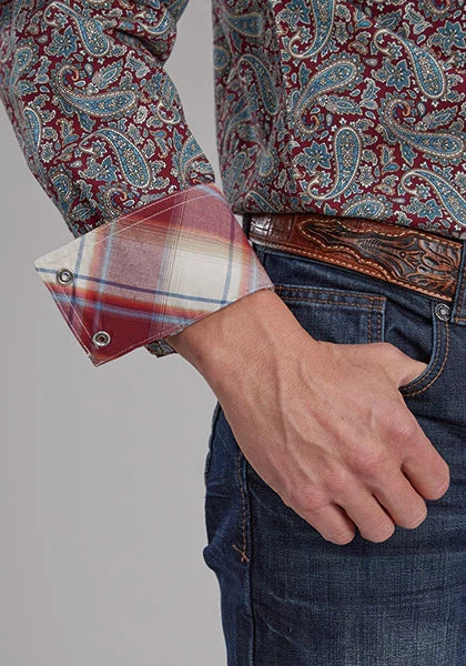 Roper 2154 Orchard Paisley (Multi) - Men's Western Shirt
