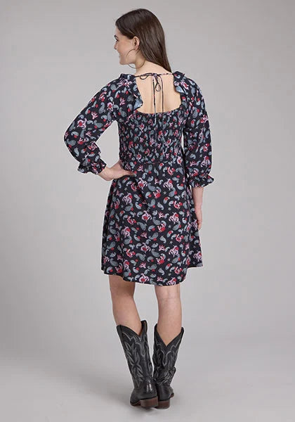 Roper 2225 Riders Printed (Black) - Women's Dress