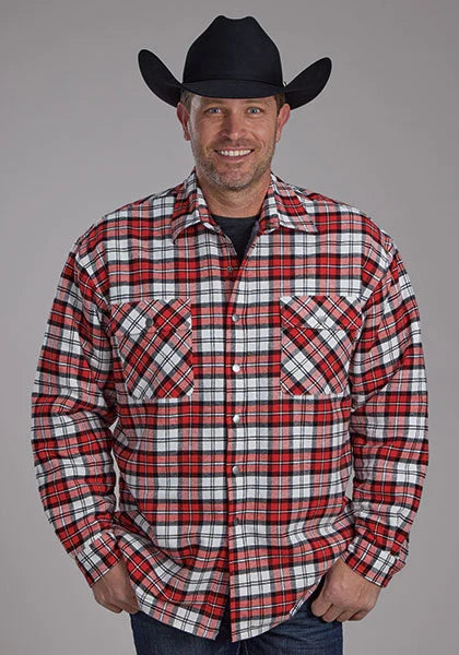Roper 2205 Flannel (Red) - Men's Shirt Jacket