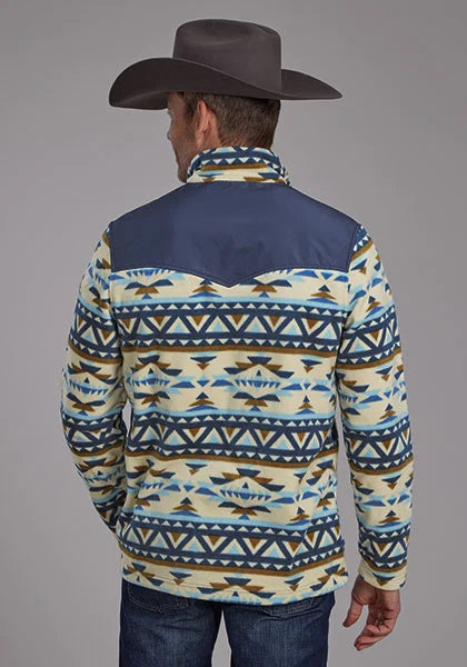 Roper 2321 Aztec (Navy) - Men's Fleece Pullover