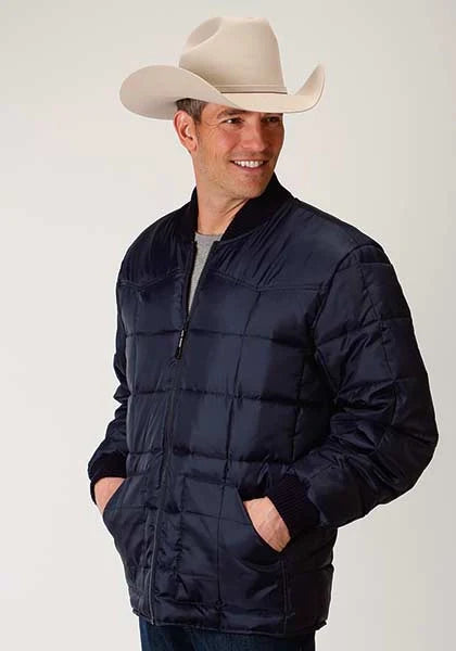 Roper 1473 Poly Filled (Navy) - Men's Jacket