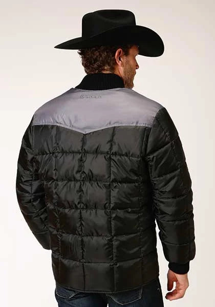 Roper 1473 Poly Filled (Grey/Black) - Men's Jacket