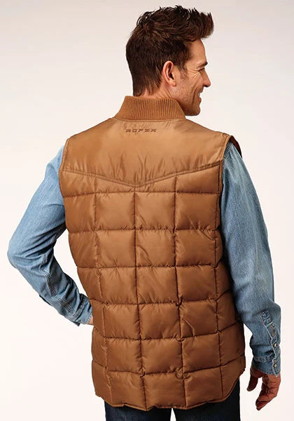 Roper 1473 Poly Filled (Saddle) - Men's Vest