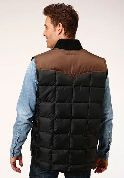 Roper 1473 Poly Filled (Brown/Black) - Men's Vest