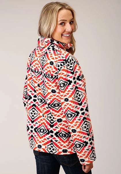 Roper 1350 Polar Print (Multi) - Women's Fleece Pullover